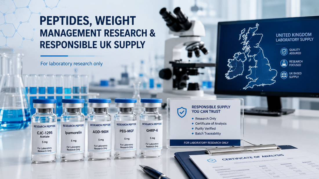 Peptides, Weight Management Research and Responsible UK Supply